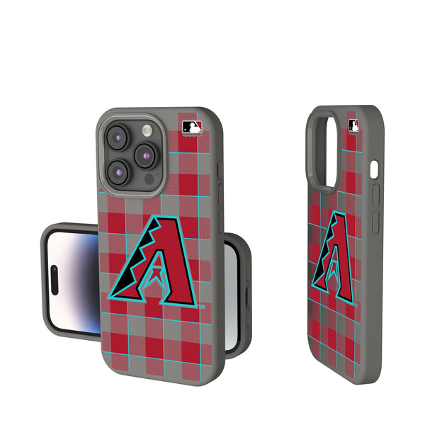 Arizona Diamondbacks Plaid iPhone Soft Touch Phone Case