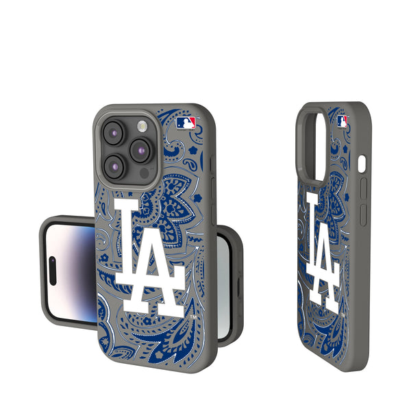LA Dodgers Paisley iPhone Soft Touch Phone Case for Apple iPhone