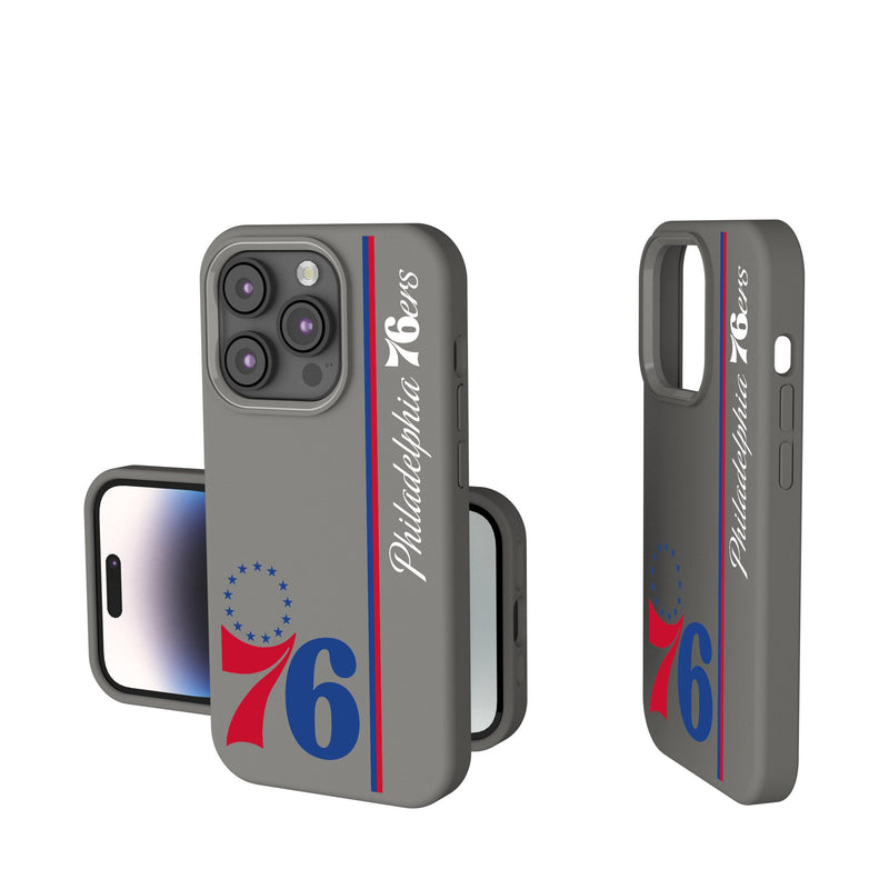 Philadelphia 76ers Sidebar iPhone Soft Touch Phone Case