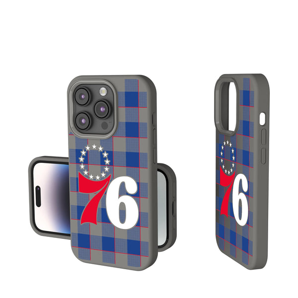 Philadelphia 76ers Plaid iPhone Soft Touch Phone Case