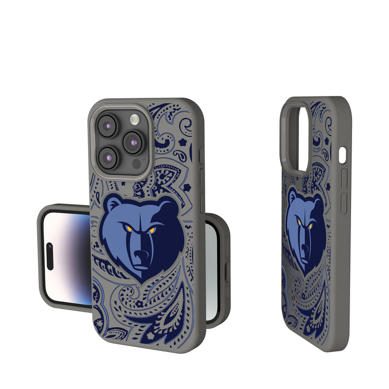 Memphis Grizzlies Paisley iPhone Soft Touch Phone Case