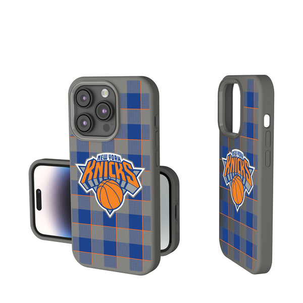 New York Knicks Plaid iPhone Soft Touch Phone Case