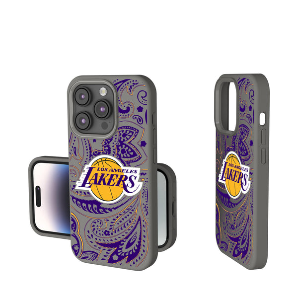 Los Angeles Lakers Paisley iPhone Soft Touch Phone Case