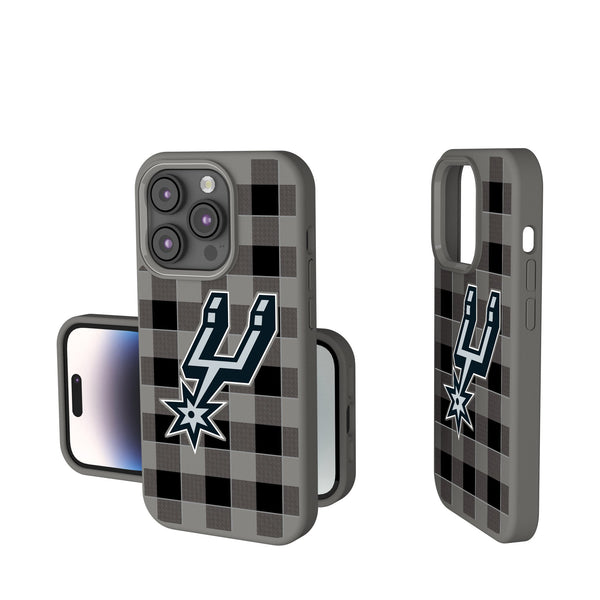 San Antonio Spurs Plaid iPhone Soft Touch Phone Case