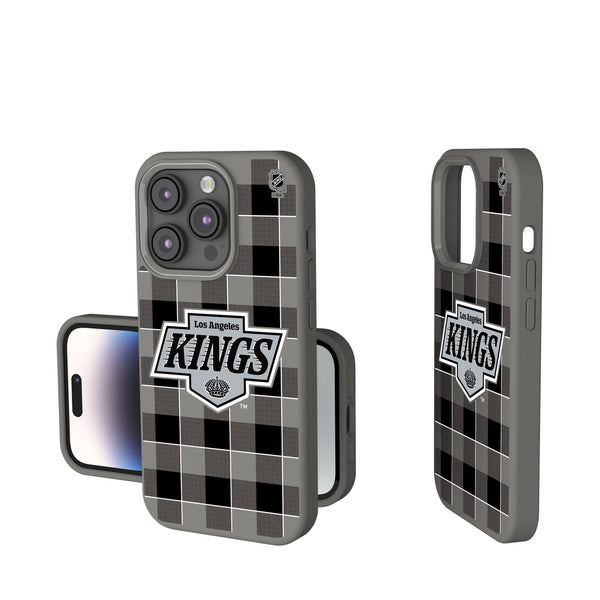 LA Kings Plaid iPhone Soft Touch Phone Case