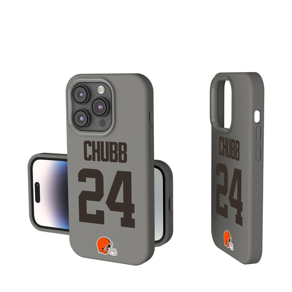Nick Chubb Cleveland Browns 24 Ready iPhone Soft Touch Phone Case