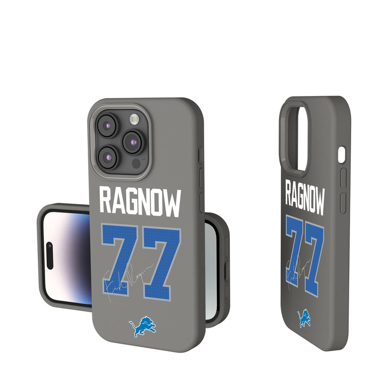 Frank Ragnow Detroit Lions 77 Ready iPhone Soft Touch Phone Case