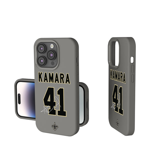 Alvin Kamara New Orleans Saints 41 Ready iPhone Soft Touch Phone Case
