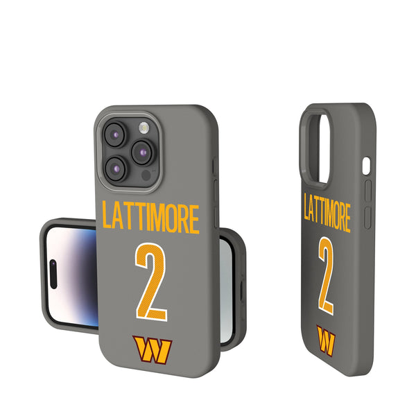 Marshon Lattimore Washington Commanders 2 Game Tactic iPhone Soft Touch Phone Case for Apple iPhone