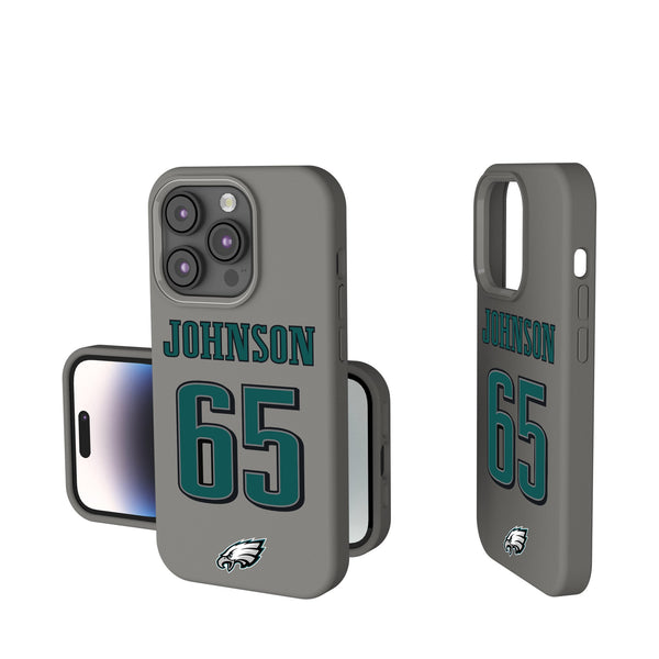 Lane Johnson Philadelphia Eagles 65 Ready iPhone Soft Touch Phone Case