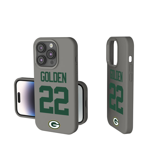 Matthew Golden Green Bay Packers 22 Game Tactic iPhone Soft Touch Phone Case for Apple iPhone