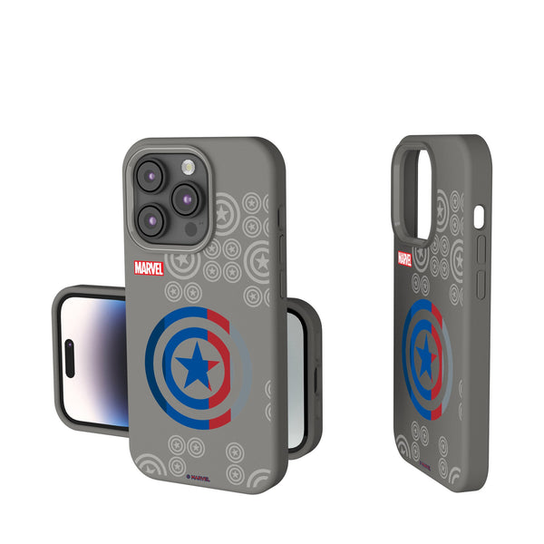 Marvel Avengers Captain America Sigil iPhone Soft Touch Phone Case for Apple iPhone