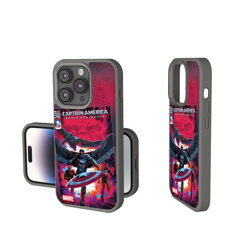 Marvel Avengers Sam Wilson Captain America Cover Art iPhone Soft Touch Phone Case for Apple iPhone