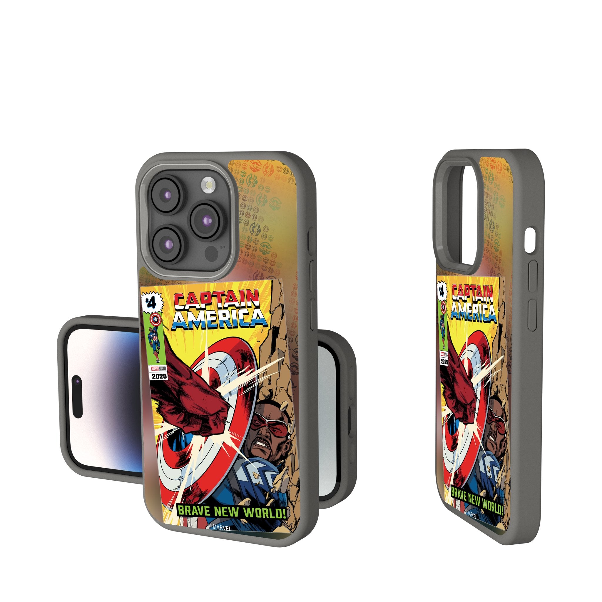 Marvel Avengers Sam Wilson Captain America Classic Cover iPhone Soft Touch Phone Case for Apple iPhone