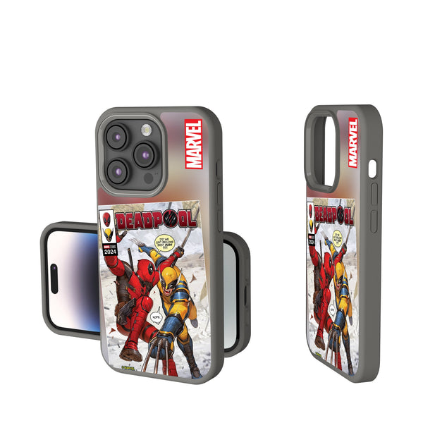 Marvel Deadpool Wolverine Cover Art iPhone Soft Touch Phone Case