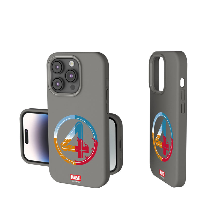 Marvel Fantastic Four Badge iPhone Soft Touch Phone Case for Apple iPhone
