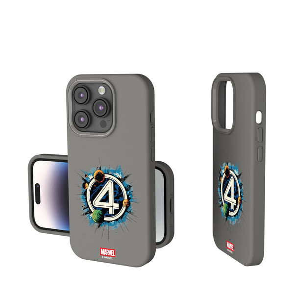 Marvel Fantastic Four Badge iPhone Soft Touch Phone Case for Apple iPhone