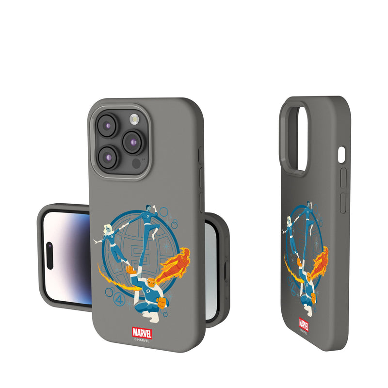 Marvel Fantastic Four Badge iPhone Soft Touch Phone Case for Apple iPhone