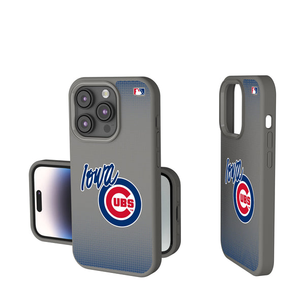 Iowa Cubs Linen iPhone Soft Touch Phone Case