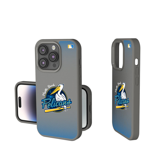 Myrtle Beach Pelicans Linen iPhone Soft Touch Phone Case