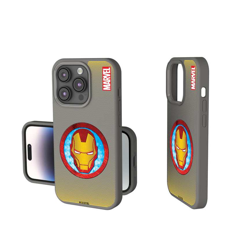 Marvel Avengers Iron Man Grid iPhone Soft Touch Phone Case for Apple iPhone