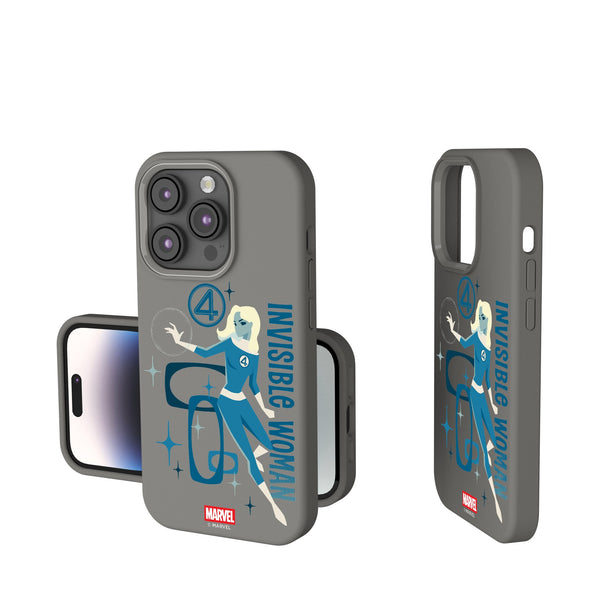 Marvel Invisible Woman Badge iPhone Soft Touch Phone Case for Apple iPhone
