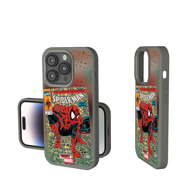 Marvel Spider-Man Classic Cover iPhone Soft Touch Phone Case for Apple iPhone