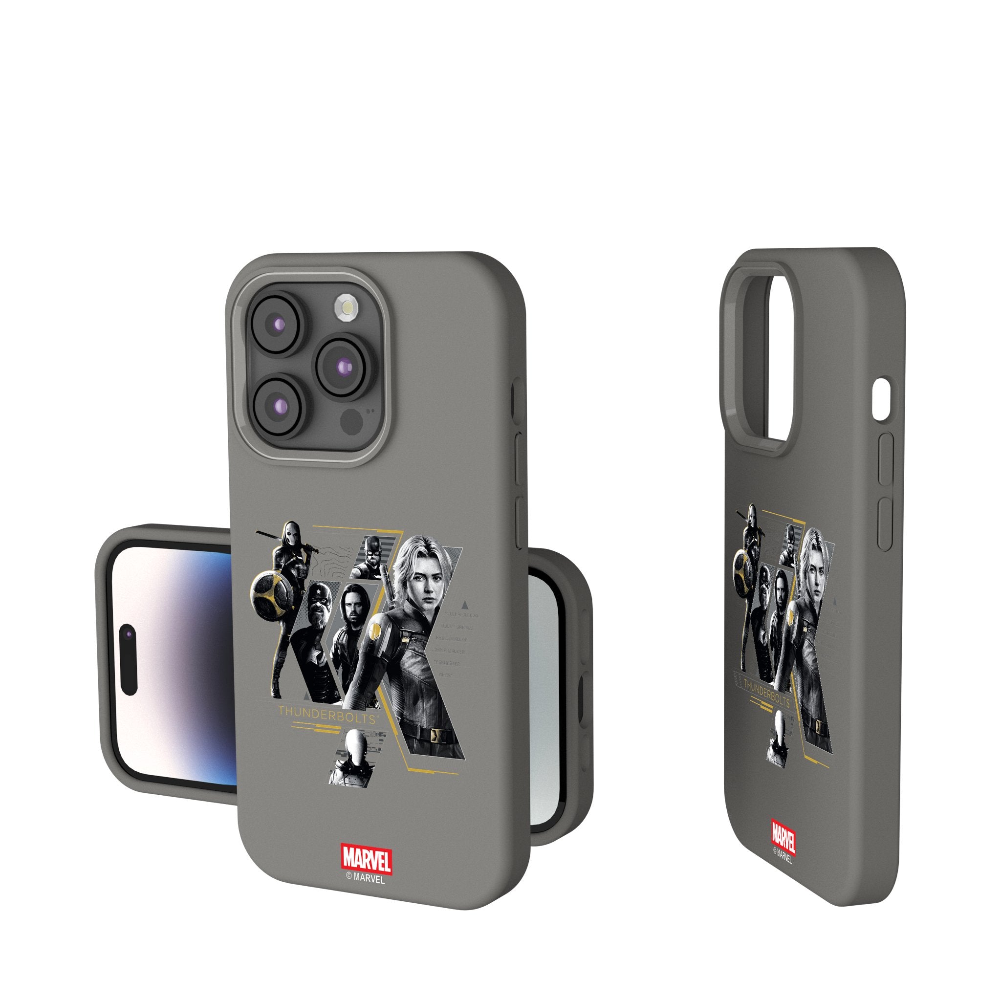 Marvel Thunderbolts Badge iPhone Soft Touch Phone Case for Apple iPhone