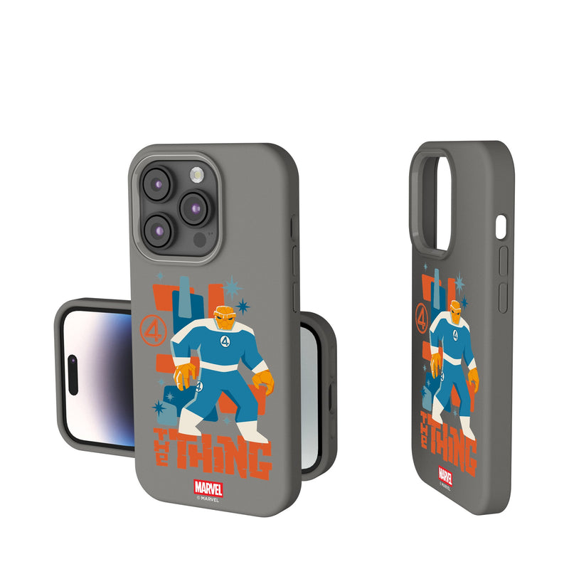 Marvel The Thing Badge iPhone Soft Touch Phone Case for Apple iPhone