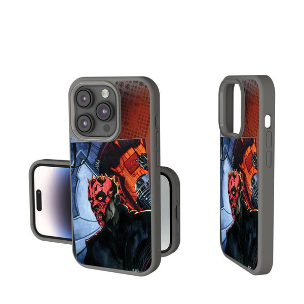 Star Wars Darth Maul Portrait iPhone Soft Touch Phone Case for Apple iPhone