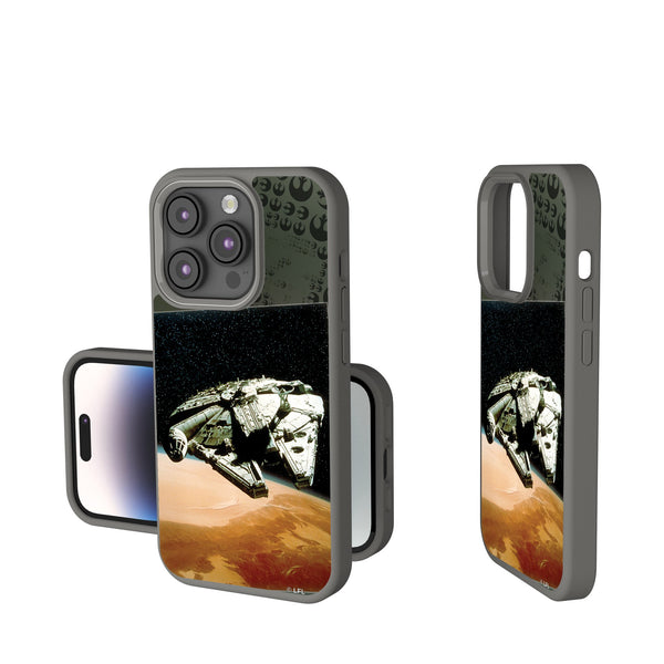 Star Wars Millennium Falcon Portrait iPhone Soft Touch Phone Case for Apple iPhone
