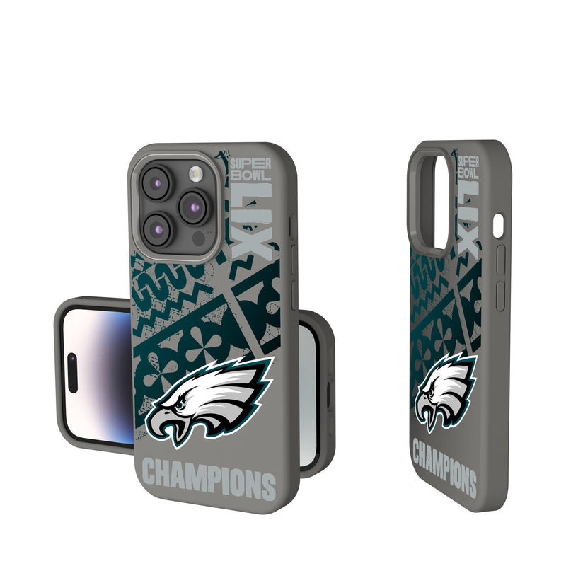 Philadelphia Eagles 2025 Super Bowl iPhone Soft Touch Phone Case for Apple iPhone