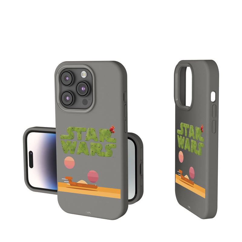 Star Wars Tatooine Locality Fade iPhone Soft Touch Phone Case for Apple iPhone