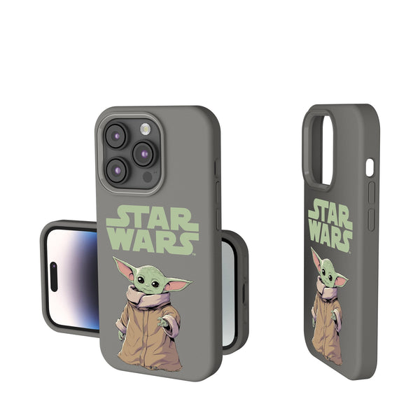 Star Wars: The Mandalorian Grogu Color Block iPhone Soft Touch Phone Case