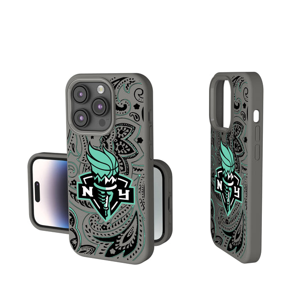 New York Liberty Paisley iPhone Soft Touch Phone Case