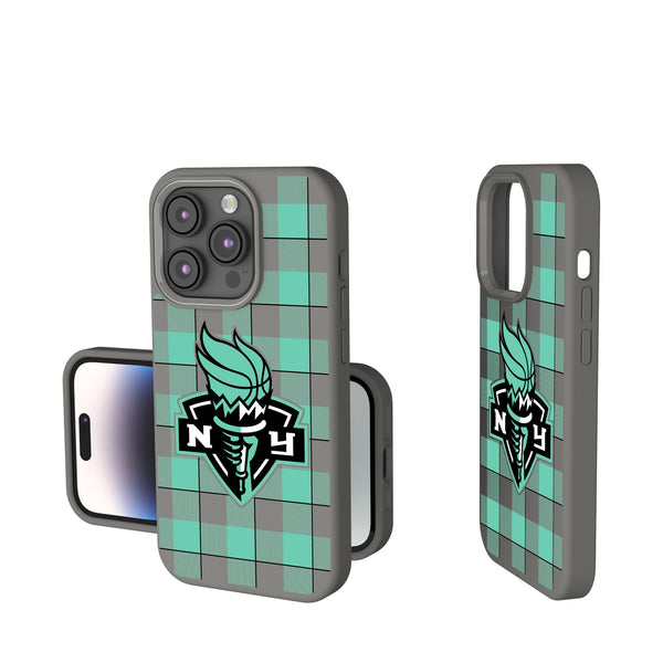 New York Liberty Plaid iPhone Soft Touch Phone Case