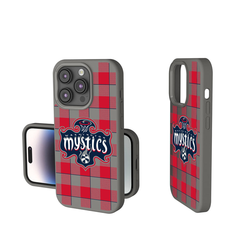 Washington Mystics Plaid iPhone Soft Touch Phone Case