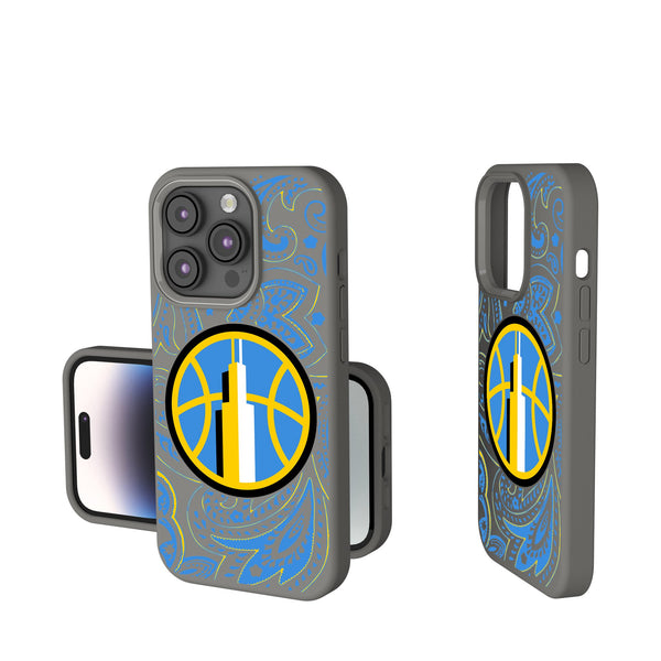 Chicago Sky Paisley iPhone Soft Touch Phone Case