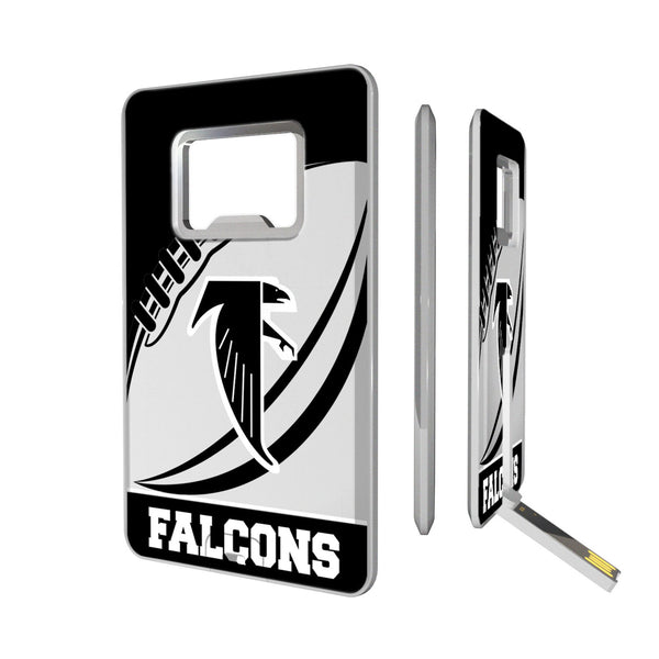 Atlanta Falcons Classic  Passtime Credit Card USB Drive with Bottle Opener 32GB