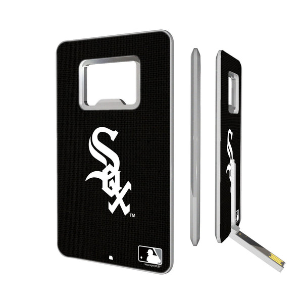 Chicago White Sox Solid Credit Card USB Drive with Bottle Opener 32GB