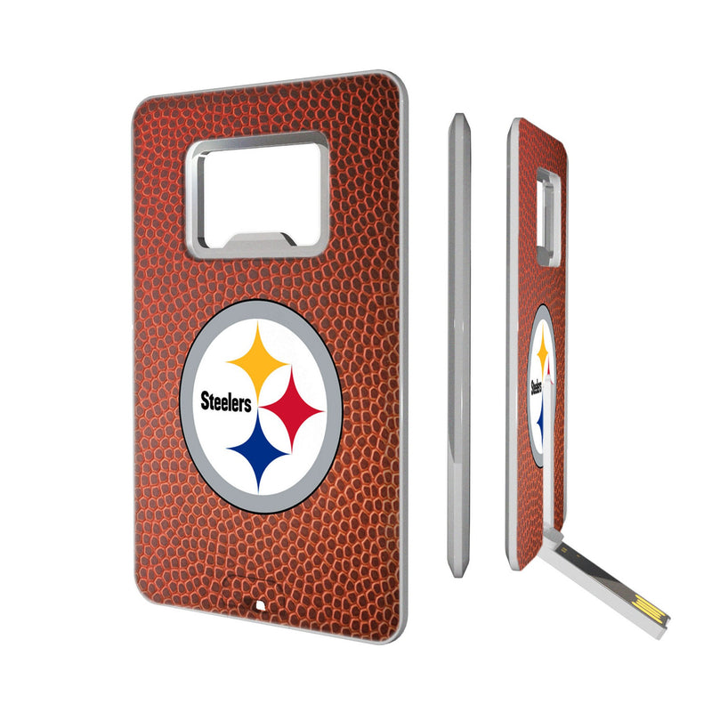 Pittsburgh Steelers Football Credit Card USB Drive with Bottle Opener 32GB