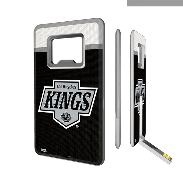 LA Kings Stripe Credit Card USB Drive with Bottle Opener 32GB