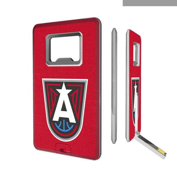 Atlanta Dream Solid Credit Card USB Drive with Bottle Opener 32GB