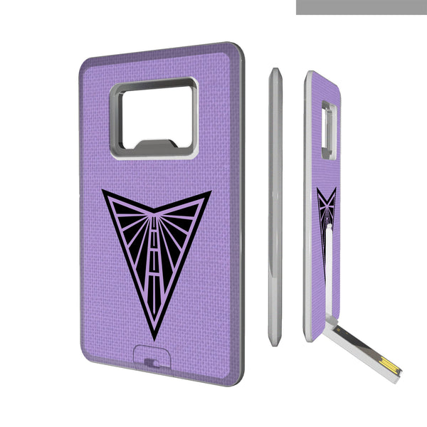 Golden State Valkyries Solid Credit Card USB Drive with Bottle Opener 32GB