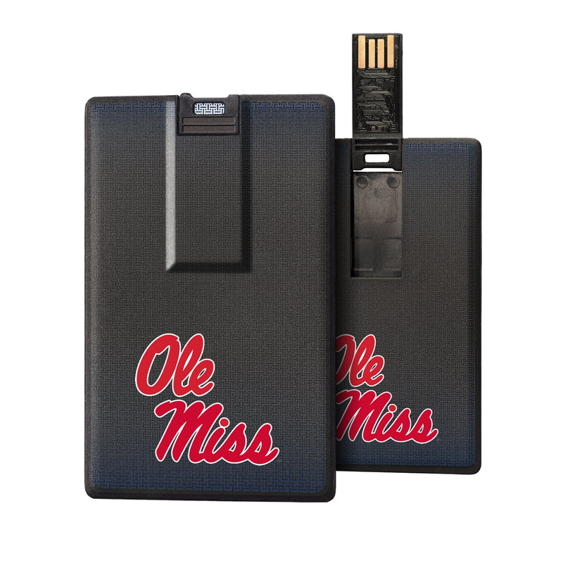 Mississippi Ole Miss Rebels Linen Credit Card USB Drive 32GB