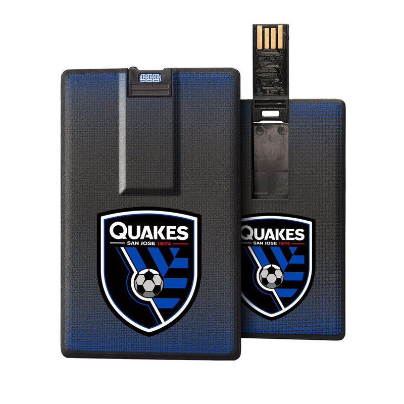 San Jose Earthquakes   Linen Credit Card USB Drive 32GB