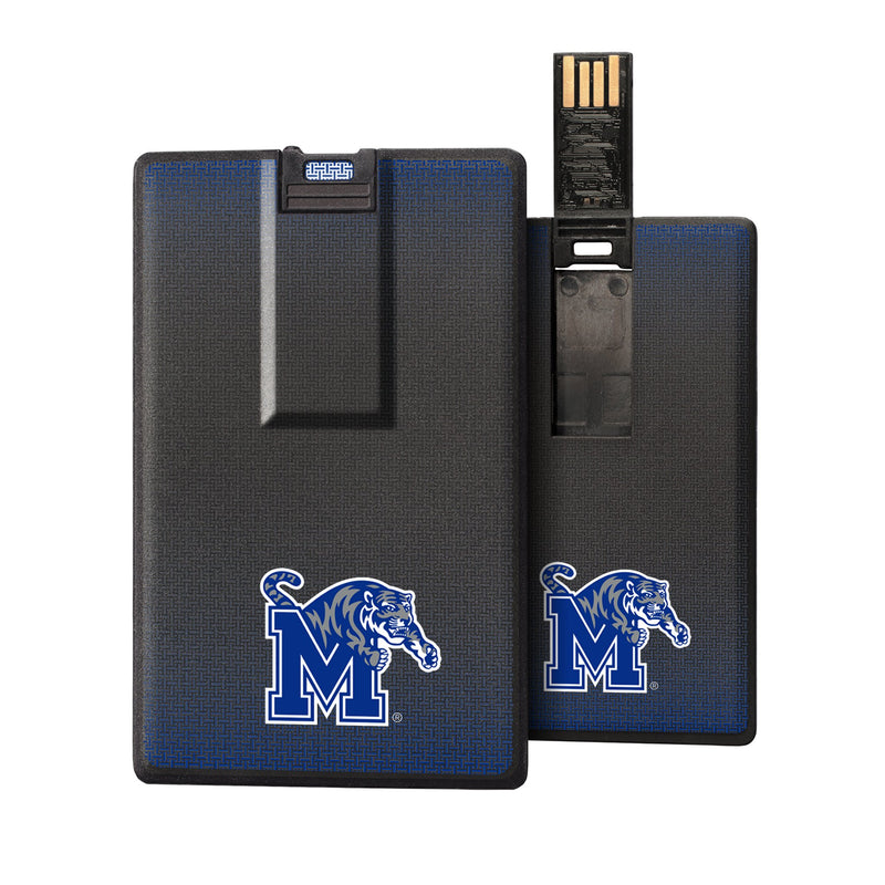 Memphis Tigers Linen Credit Card USB Drive 32GB