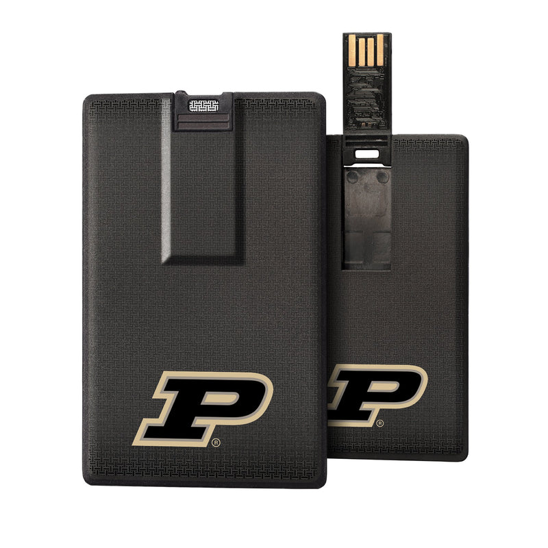 Purdue Boilermakers Linen Credit Card USB Drive 32GB