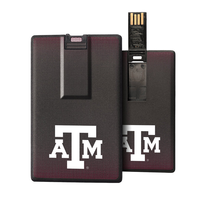 Texas A&M Aggies Linen Credit Card USB Drive 32GB