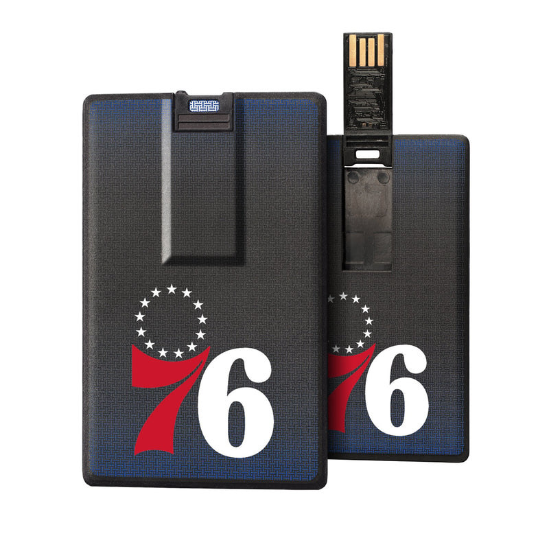 Philadelphia 76ers Linen Credit Card USB Drive 32GB